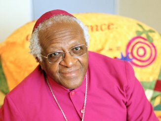 Friedensstifter Desmond Tutu, gestorben am 26. Dezember 2021