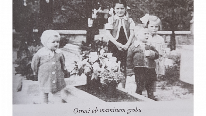 Partisanenopfer: Kinder am Grab ihrer Mutter