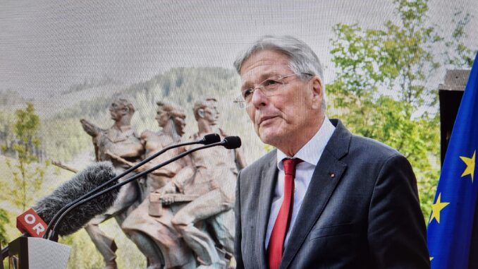 24.5.2025: Gedenken beim Museum Persman